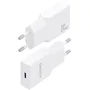 AISENS Cargador Ultra Delgado GaN 25W USB-C Blanco